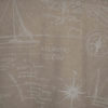 Maritimes Kissen beige Stoff