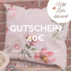 Website Gutschein Kissen 40€