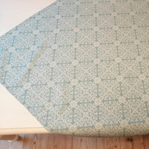 Mitteldecke Blau mit Ornamenten Muster