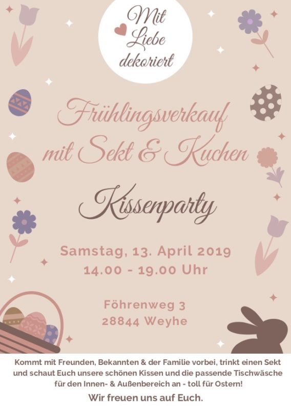 Mit Liebe dekoriert