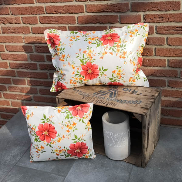 2er Set Herbst-Kissenbezüge 30x50 Cm - Samt Mit Blatt-Muster