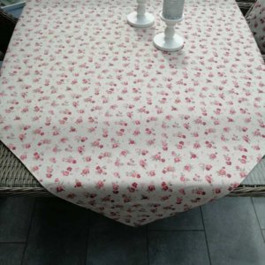Outdoor Tischdecken Rosa Rosen (beschichtet)