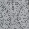 Meterware Graue Ornamente Jacquardstoff