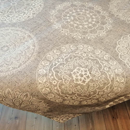 Tischdecke Mandala Muster aus Baumwollmischung