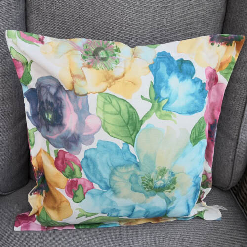 Geschenkideen zum Muttertag - Kissenhülle Blume bunt