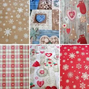 Wachstuch Tischdecke Winter & Weihnachten