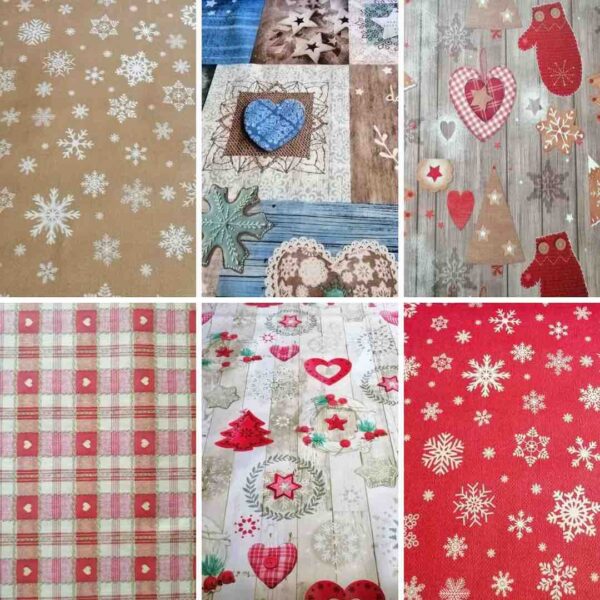 Wachstuch Tischdecke Winter & Weihnachten
