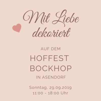 Kissen beim Hoffest Bockhop in Asendorf