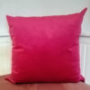 Samt Kissen pink 60x60cm