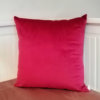 Samt Kissen pink 50x50cm