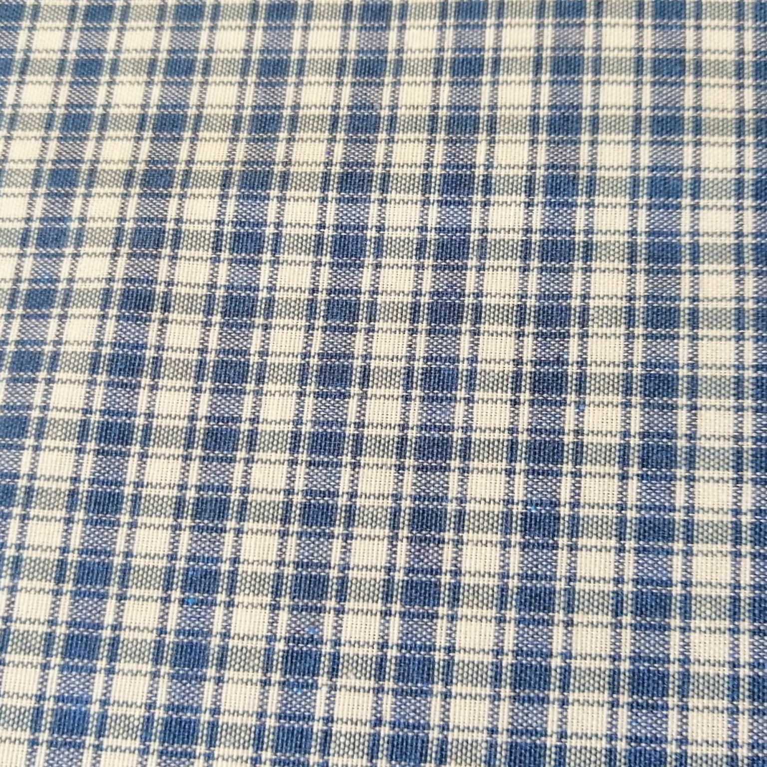 Blau Kariert