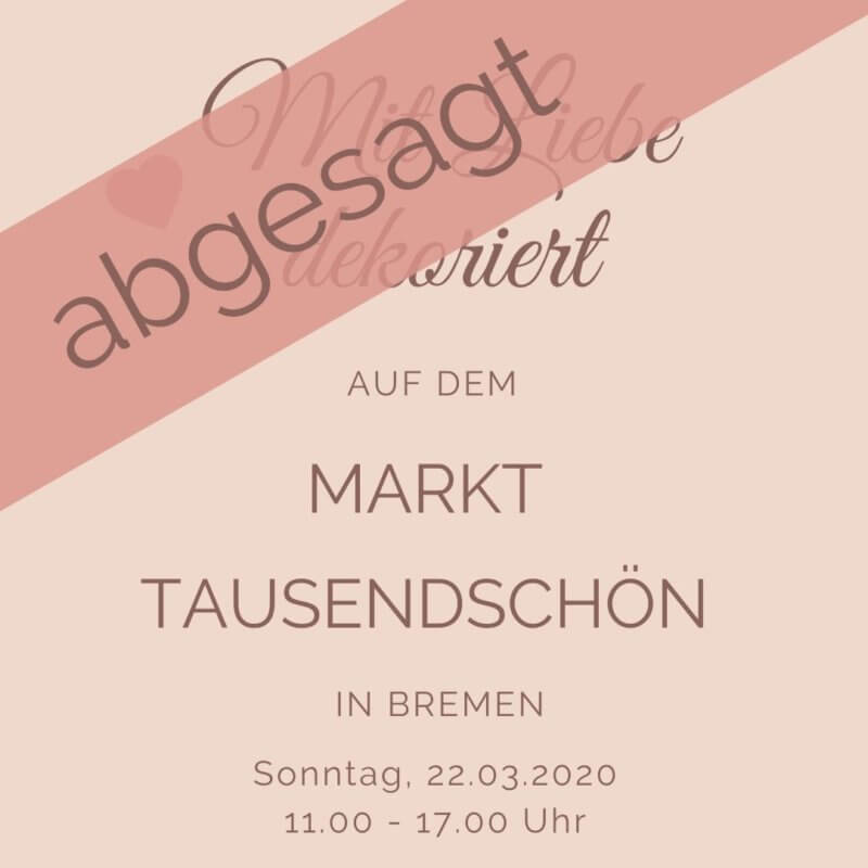 Tausendschön in Bremen Mit Liebe dekoriert