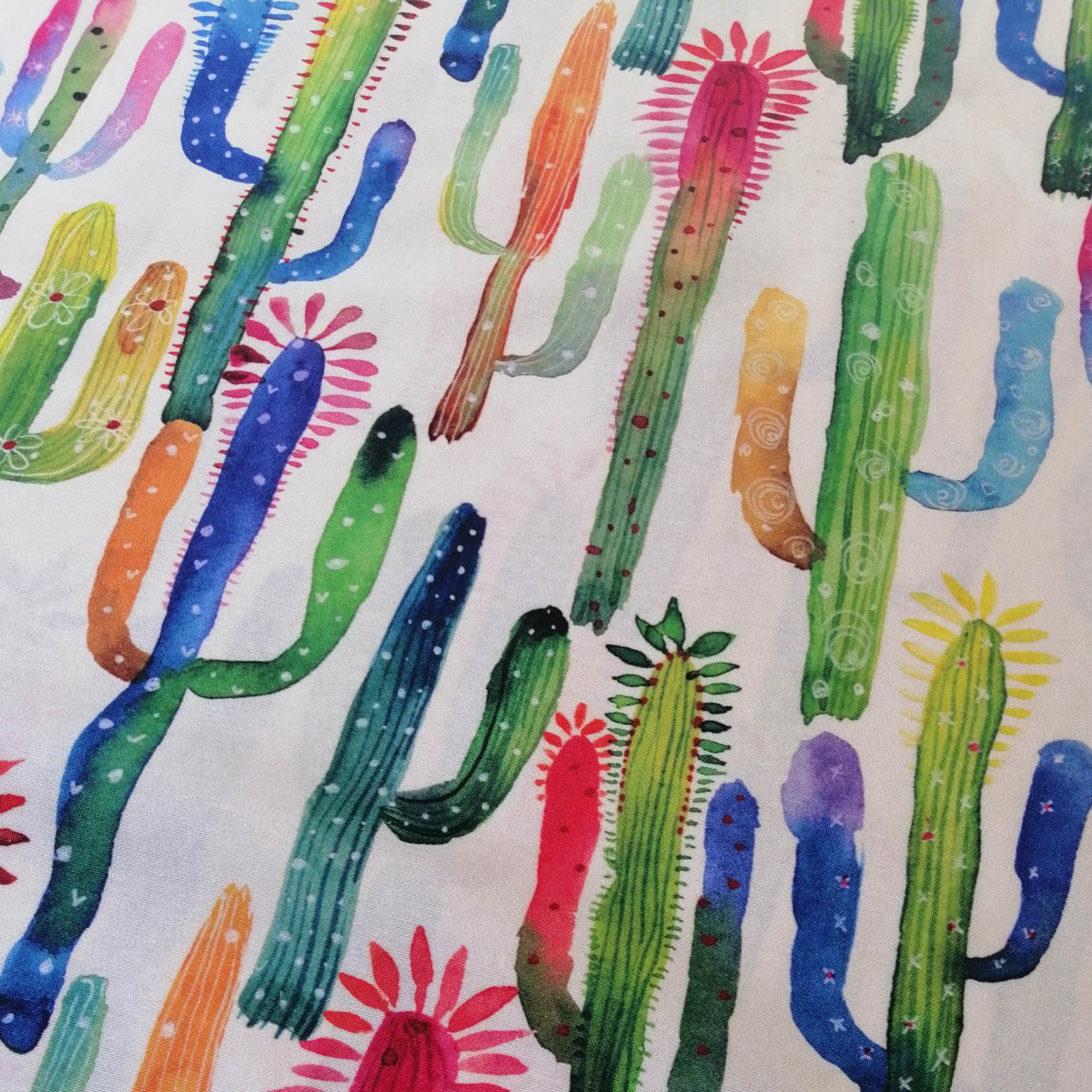 Meterware Kaktus in versch. Größen zum individuellen Selbernähen für Zuhause