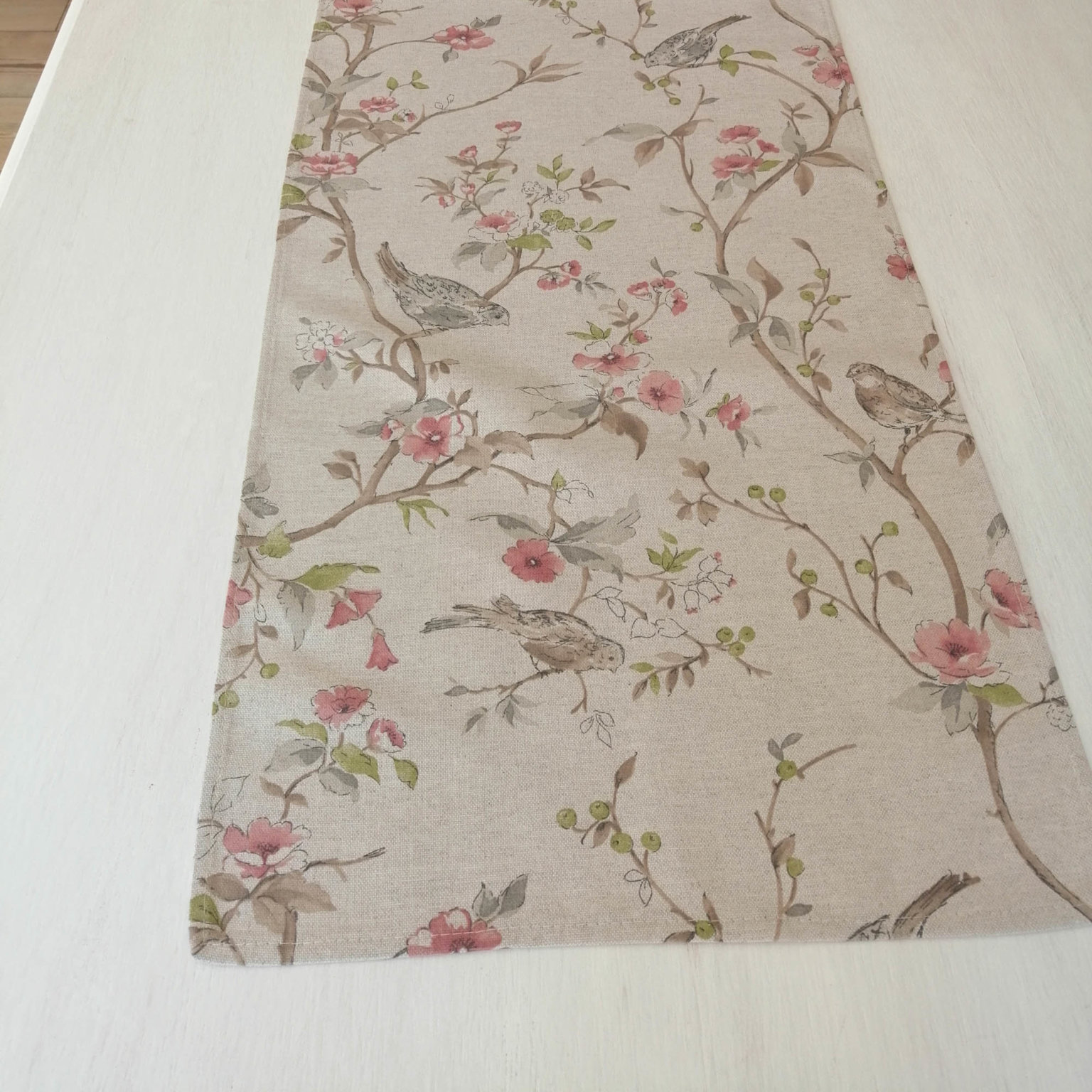 Tischläufer Vogel bunt - Tischauflage mit süßem Motiv (Größe: 40x140cm)