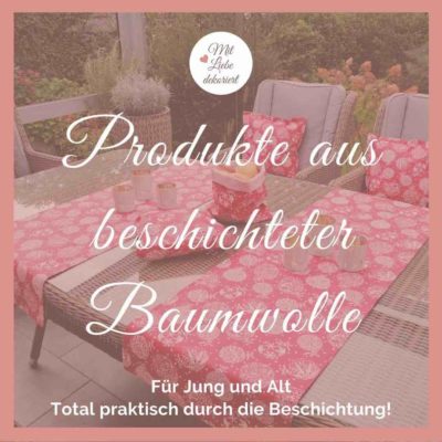 Produkte aus beschichteter Baumwolle für Jung und Alt