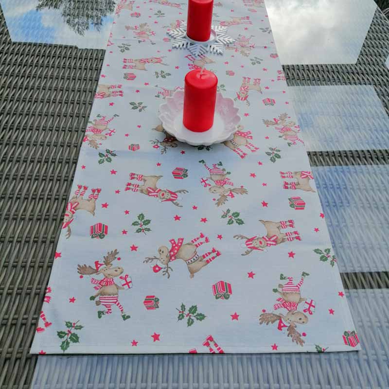 Tischläufer Rudolf zu Weihnachten | Mit Liebe dekoriert
