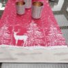 Tischläufer Hirsch im Schnee