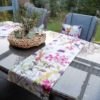 Tischläufer Blumenwiese für Balkontisch