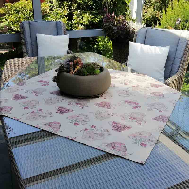 Beschichtete Baumwolle Tischdecke für den Garten und Balkon