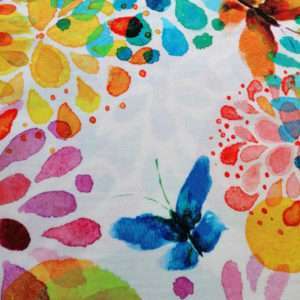 Mitteldecke 80x80cm Blume