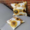 Bundle Outdoorkissen mit Sonnenblumen - 2 Kissen im Set