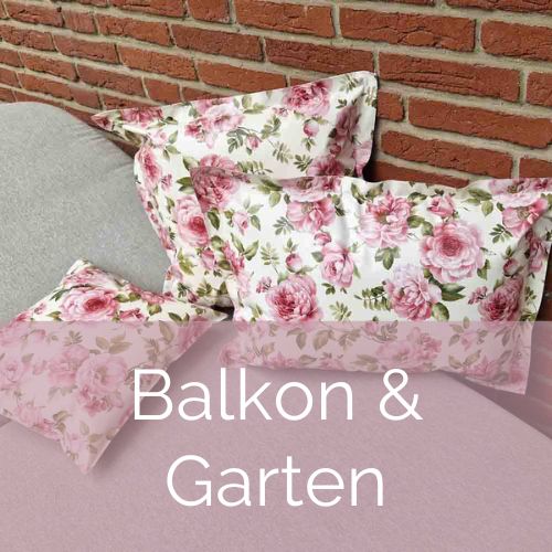 Balkon und Garten Mit Liebe dekoriert