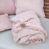 Hochwertige Kuscheldecke rosa