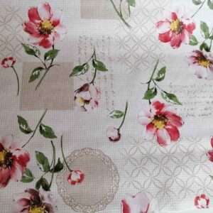 Mitteldecke mit Blumen (Wachstuch) – Bild 15