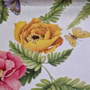 Mitteldecke mit Blumen (Wachstuch) – Bild 14