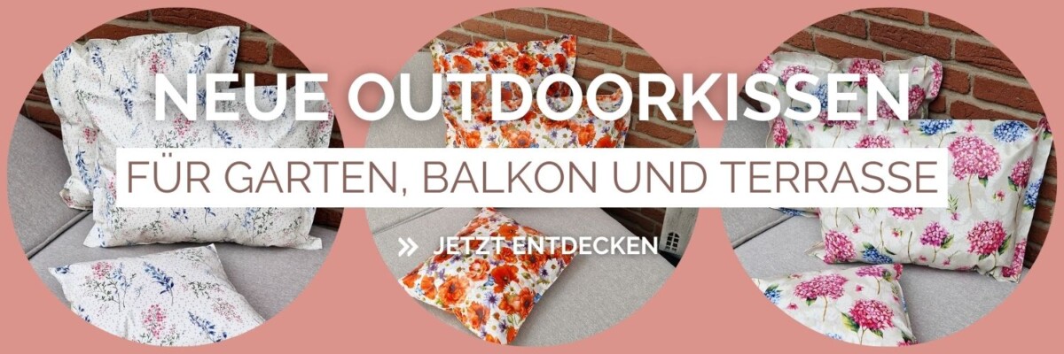 Neue Outdoorkissen