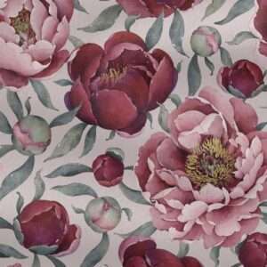 Meterware Pfingstrose rose