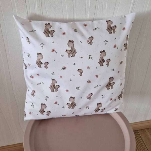 Kissenhuelle für Kinder-Baer Mami und Kind