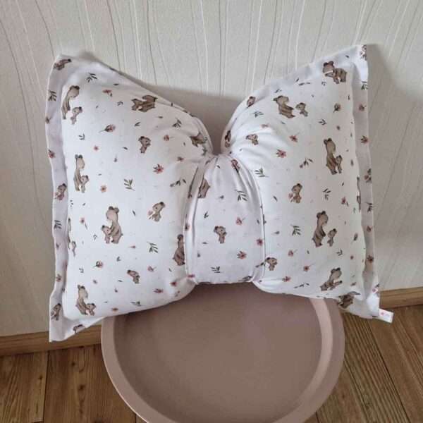 Schleifenkissen für Kinder-Baer Mami und Kind