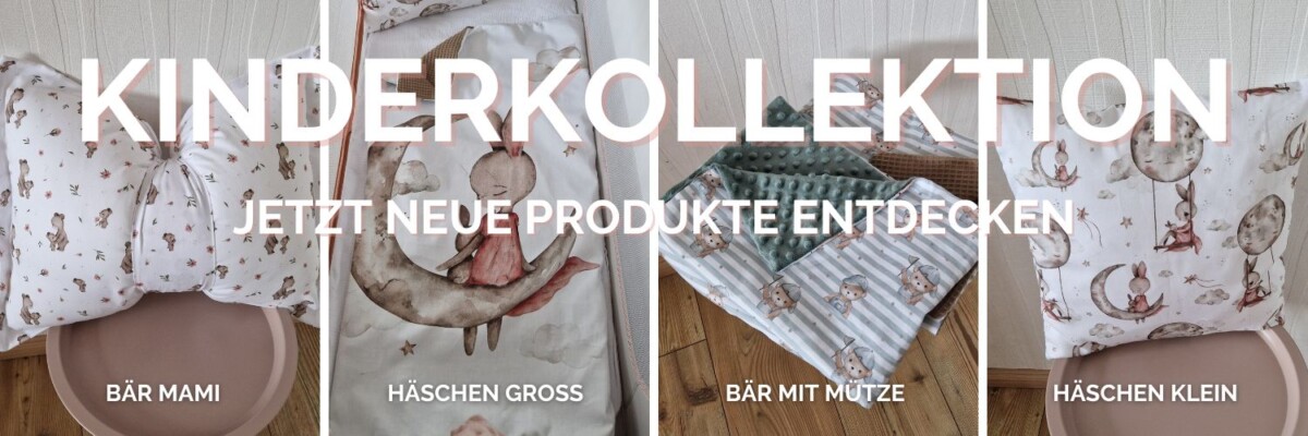 Kinder Kissen und Kuscheldecken Mit Liebe dekoriert