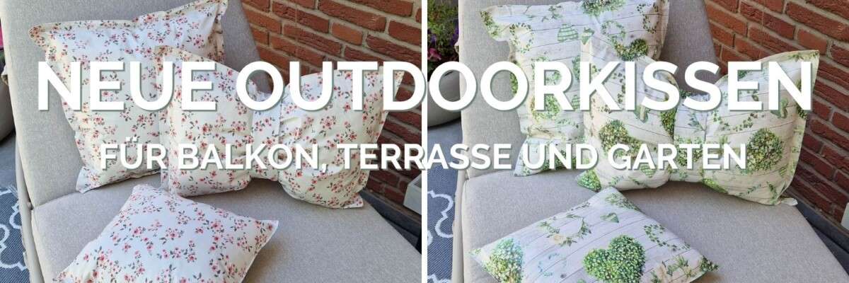 Neue Outdoorkissen